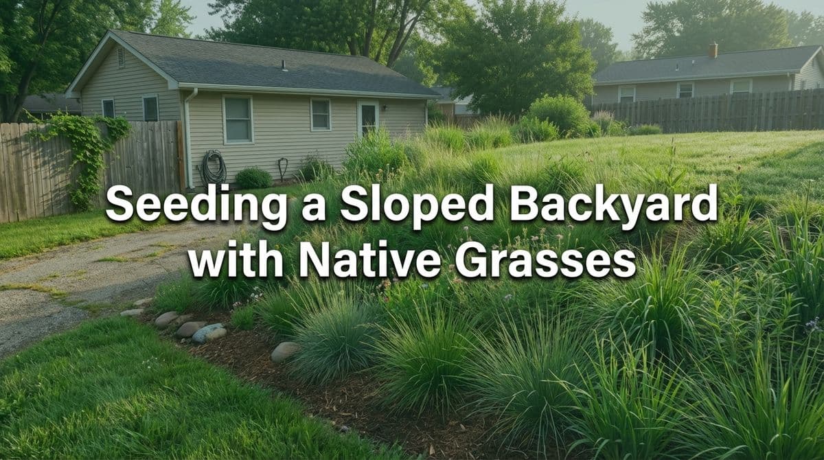 Featured post - Seeding a Sloped Backyard with Native Grasses
